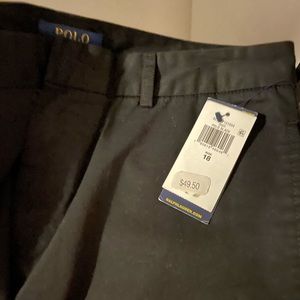 Boys Ralph Lauren black pants size 18